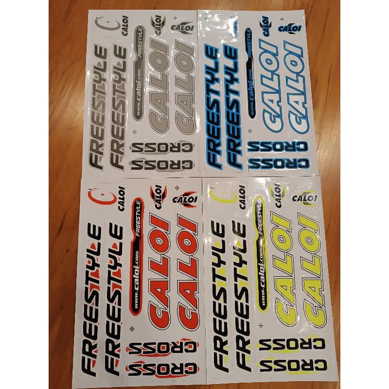 Adesivo Bicicleta Caloi Cross Freestyle CaloiCross Bmx Bike
