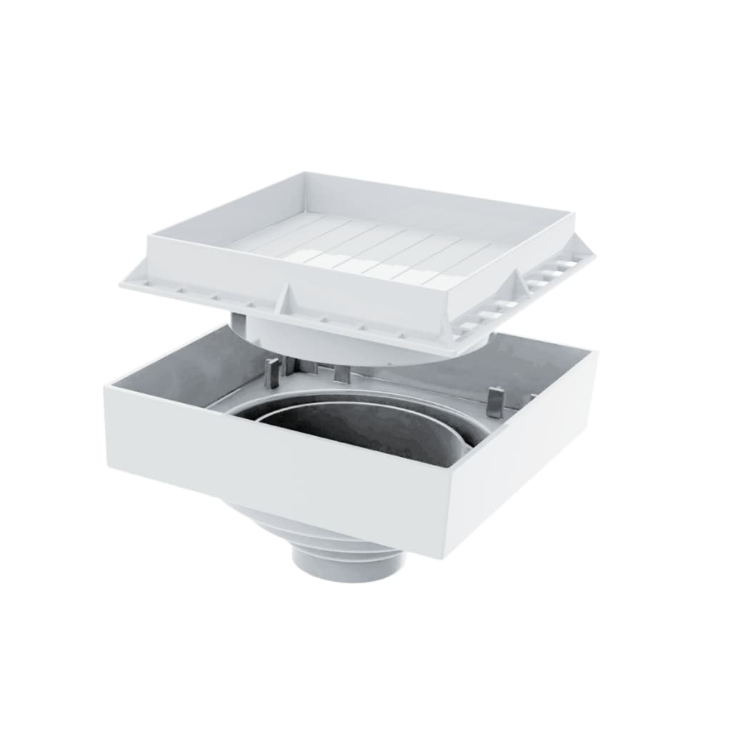 Ralo Oculto Invisivel Luxo Gourmet Sifonado Anti Cheiro e Inseto 10x10