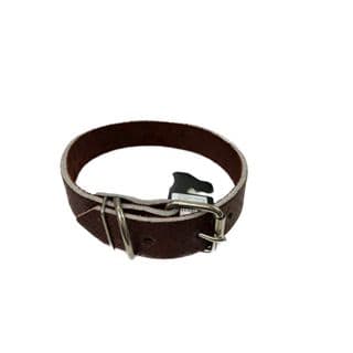 Darios Pet Coleira Couro Bufalo Tresse N° 10 - 58 CM