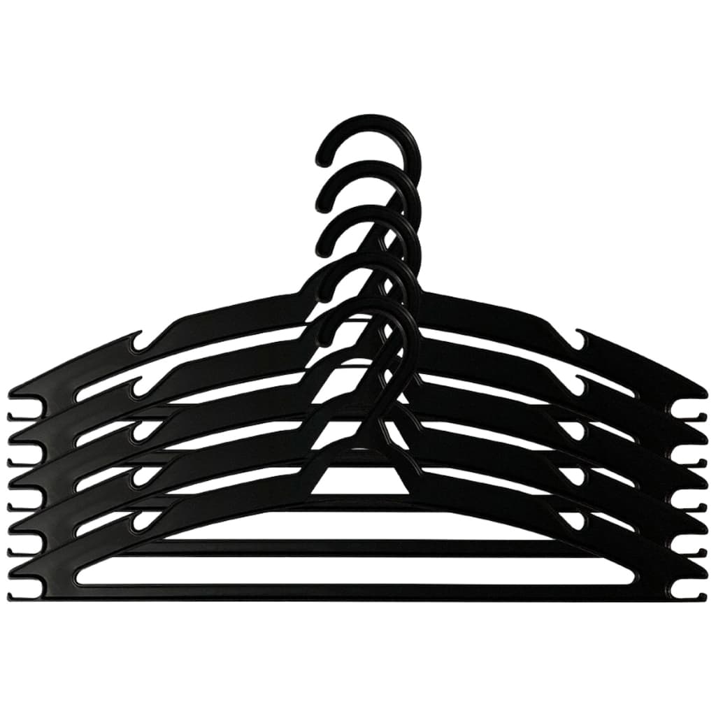 Cabide Adulto Preto para Roupas 10 unidades ideal para Camisetas