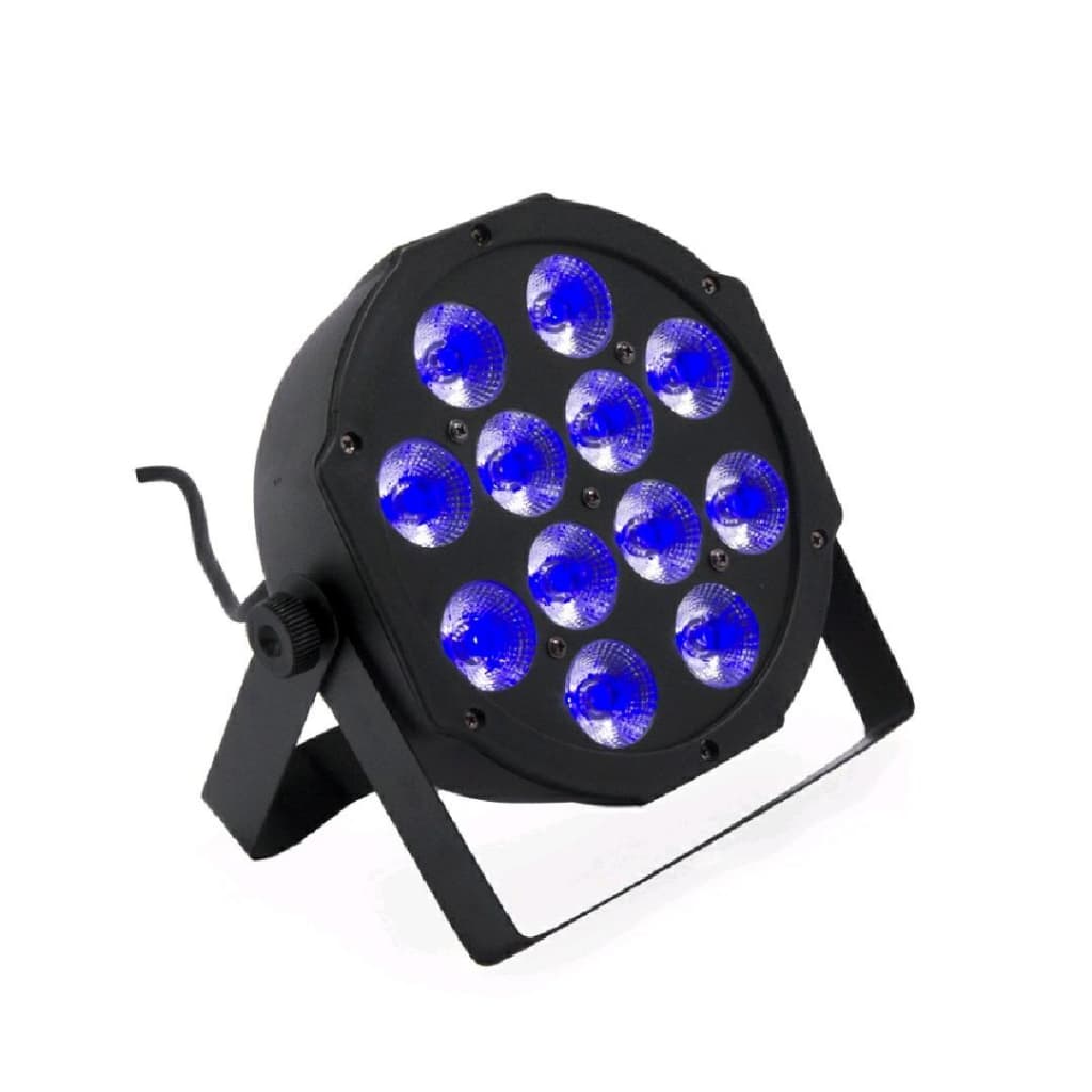 1 Canhao De Led Par Led 12 Led Cree 12w Rgbw Dmx Iluminacao Dj