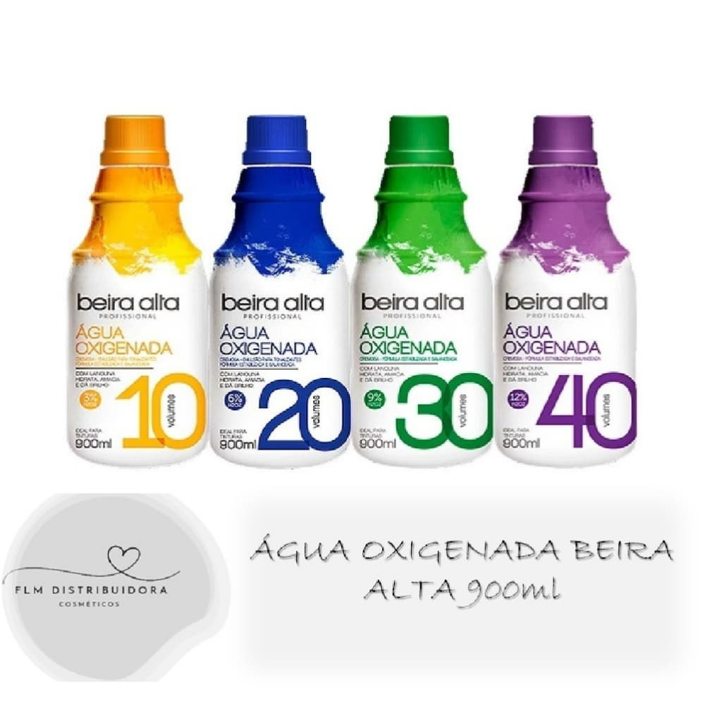Água Oxigenada 900ml - Beira Alta (escolha a volumagem da OX)