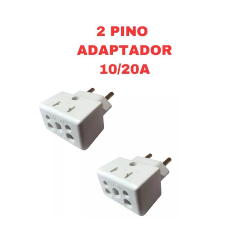 Pino Adaptador 10/20A Bob Esponja - Prismatec 2 Unidades