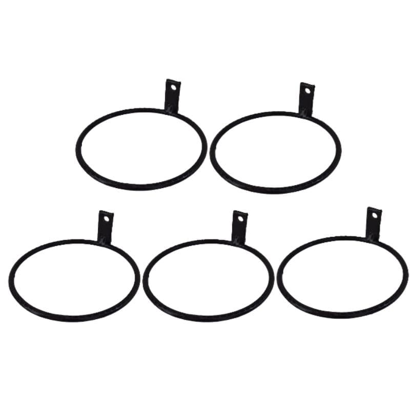 KIT 5 Suporte de parede para vaso , encaixe de 9cm 5 unidades + 5 vasos