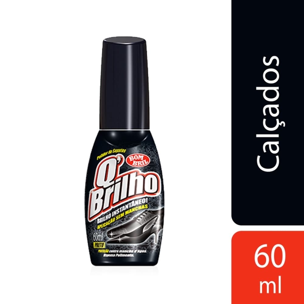 Cera Liquida para Calçados, Botinas Botas Sapato Polidor e Graxa  Tratamento Proteção Brilho Preto Marrom Incolor 60 ml