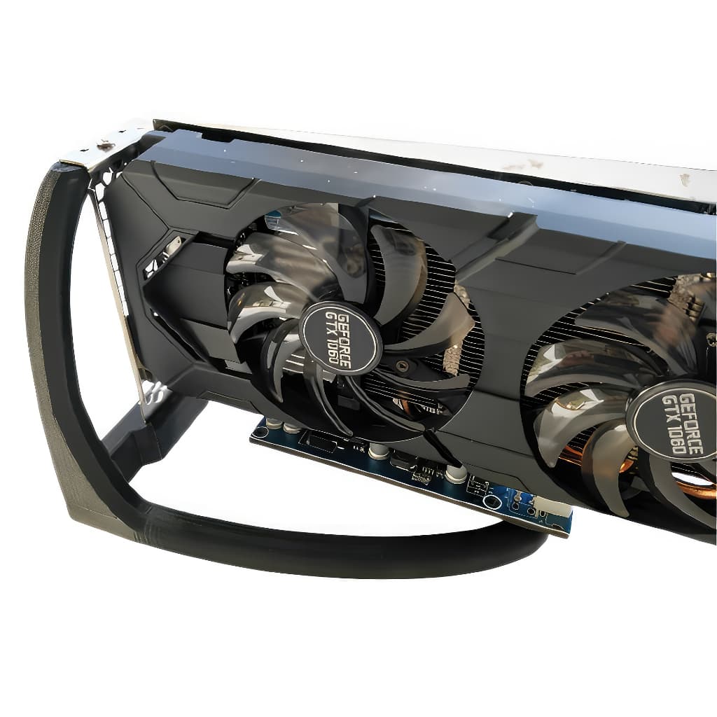 Suporte universal placa de vídeo GPU externo de mesa Rig Mineração