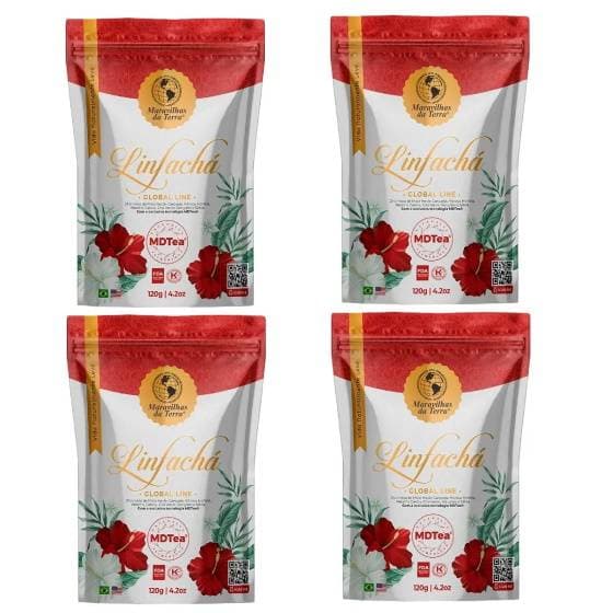 Kit 4 Chás Maravilhas da Terra Linfachá 120gr