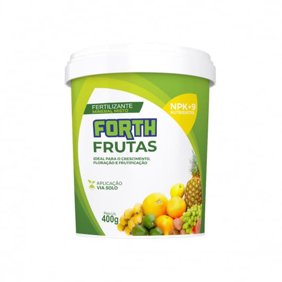 Adubo fertilizante Forth Frutas 400g Jardim Orquídea Frutíferas