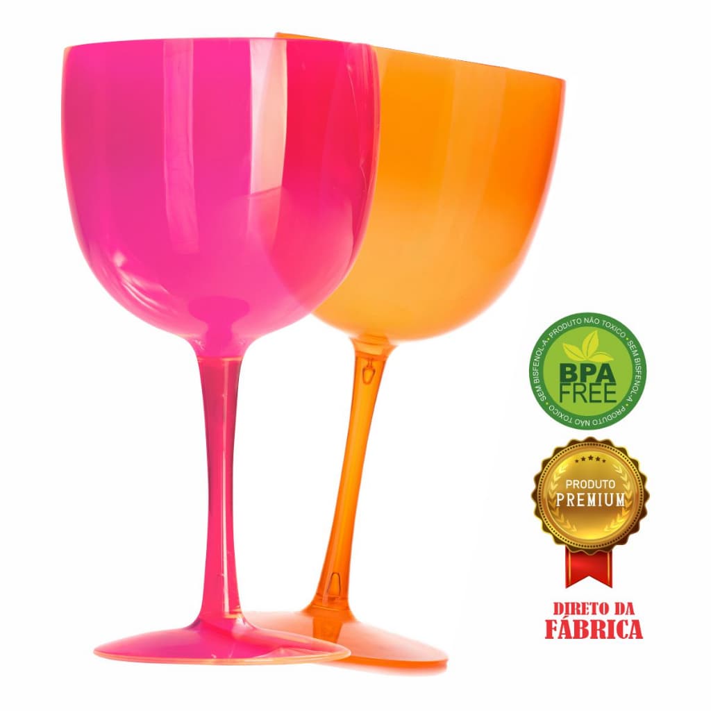 Kit 30 Taças Gin/Vodka 580ml Acrílica - Aloha