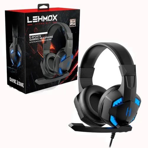 Fone Headset Gamer Led Plug Plug 3.5Mm Usb Lehmox GT-F6