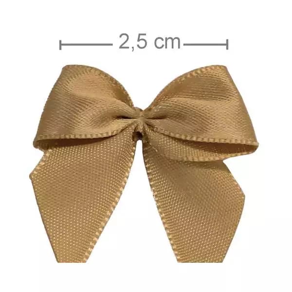 Laço de Cetim 2,5cm - 50 unidades - Cores Diversas