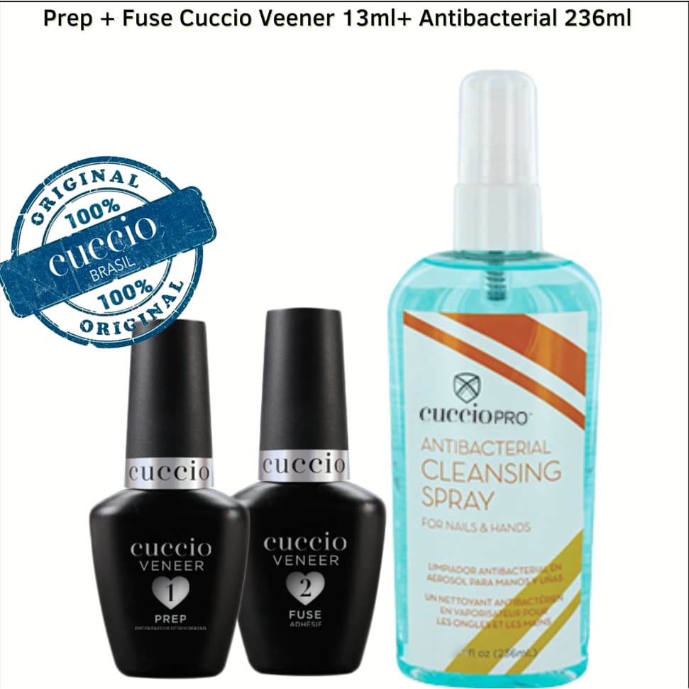 Kit Passo 1 + Passo 2 + Antbacterial 236ml - Cuccio