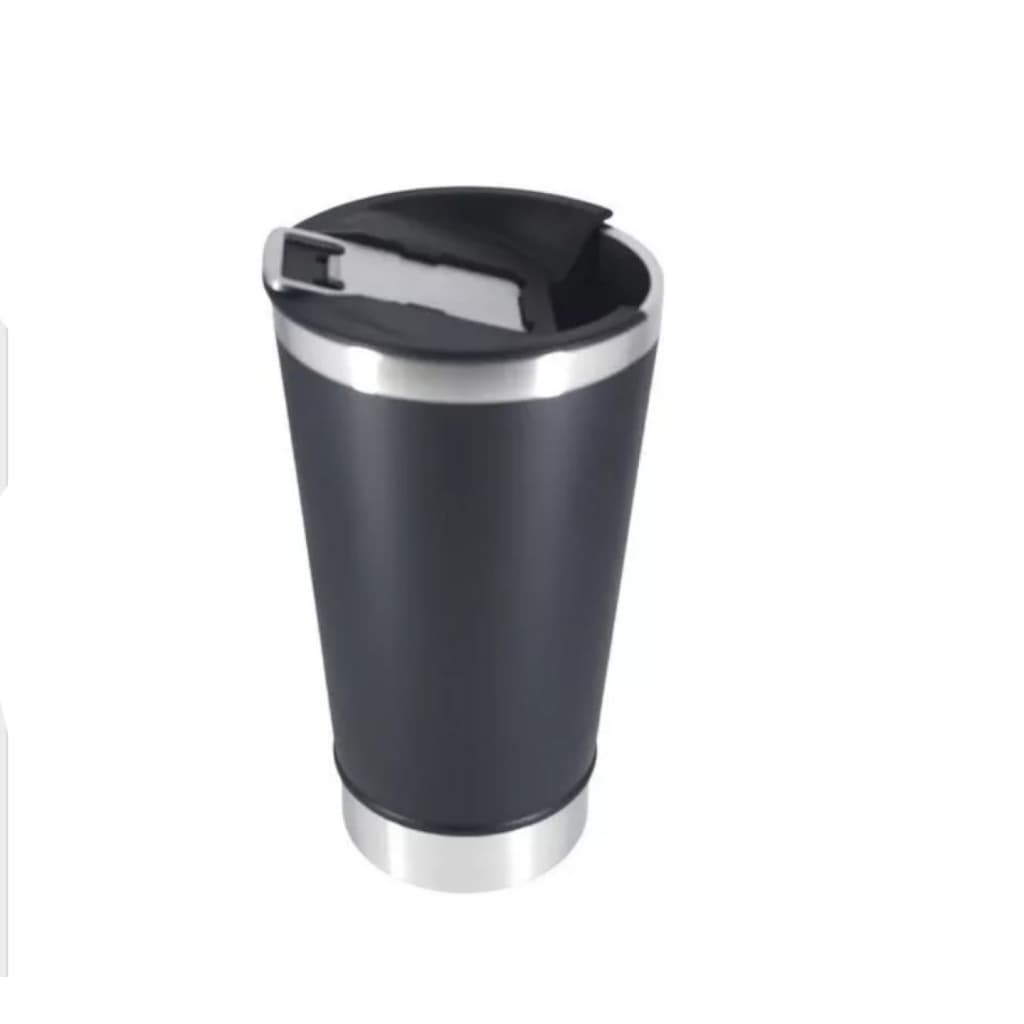 Copo térmico em Inox com tampa e abridor 473 ml