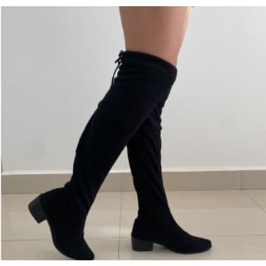 Bota Montaria Feminina Cano Longo Camurça Altura Joelho De Cadarço ENVIO IMEADIATo