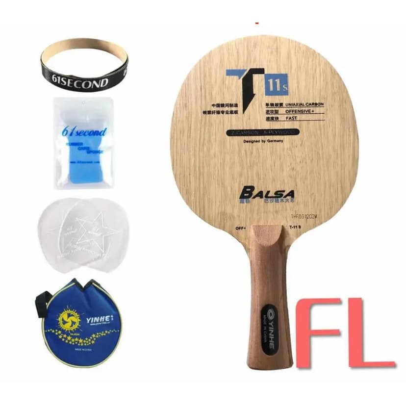 Lâmina Raquete Tênis De Mesa Pingpong Balsa 7camadas com case