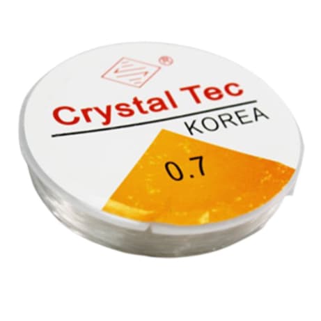 10m ou 100m Fio de silicone de elástico para Pulseira e Colares Artesanato bijuterias 0.7mm