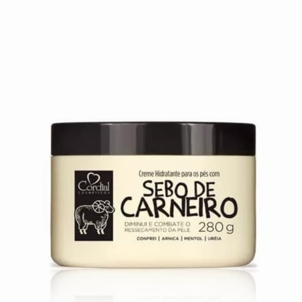 10 Sebo de Carneiro para Pés Rachados Ressecados Asperos Secos Afina Pés Cordial Cosméticos