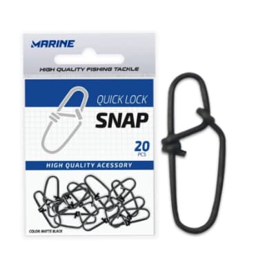 Snap Para Pesca 20 Unidades Quick Lock Marine Sport Presilha Iscas Artificiais Engate Rápido Tucunaré Dourado T