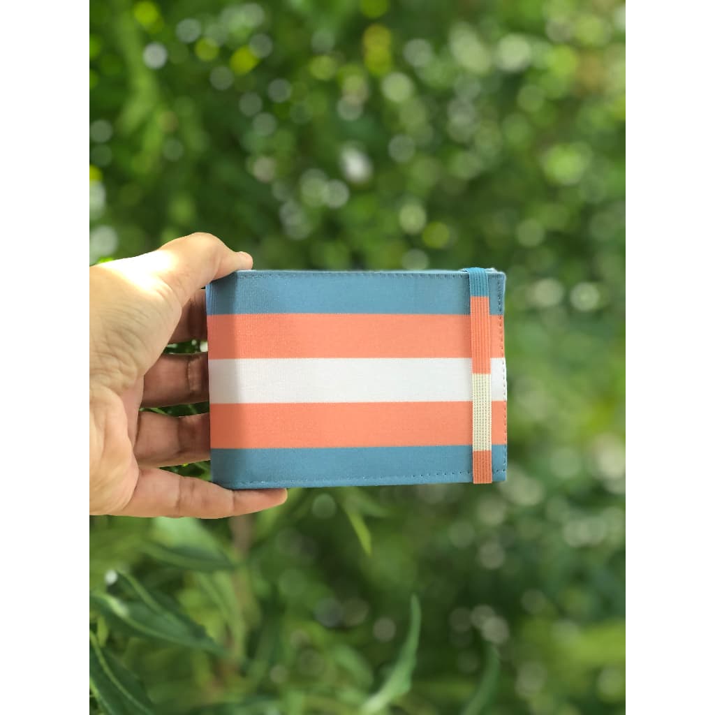Carteira Slim Estampa Bandeira Trans Diversidade e Genero LGBTQIA+
