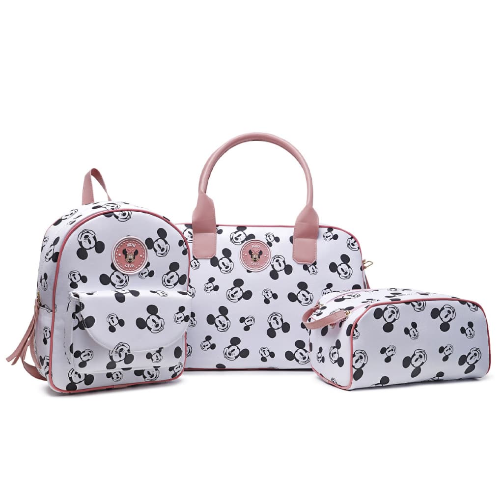 Kit Mala Mochila Necessaire Maternidade Menina  Cores