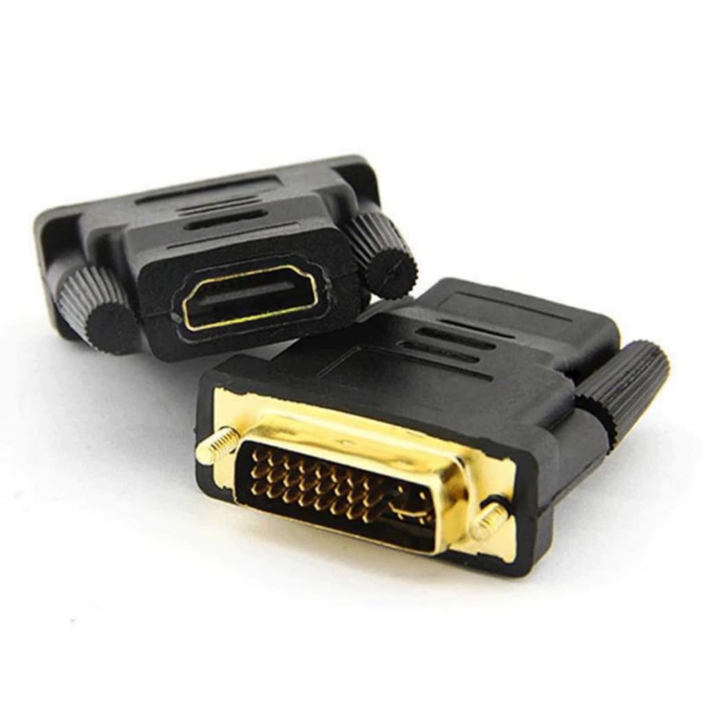 Adaptador MD9 Conector Dvi Digital Macho 24+5 Para Hdmi Fêmea