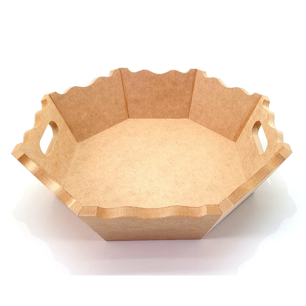 Cesta Fruteira em MDF 9mm – Decoração de Mesa, Cozinha ou Organização com Estilo