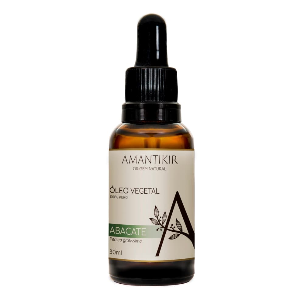 Óleo Vegetal Abacate 30ml 100% Puro Amantikir