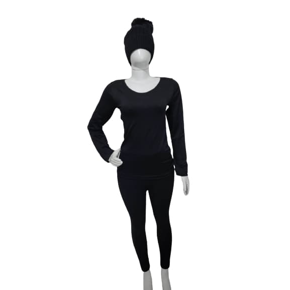 Kit Meia Calça e Blusa Térmica E Touca
