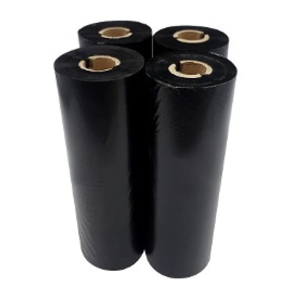 Kit Com 4 Rolos De Ribbon De Cera 110x74m P/ Zebra Elgin