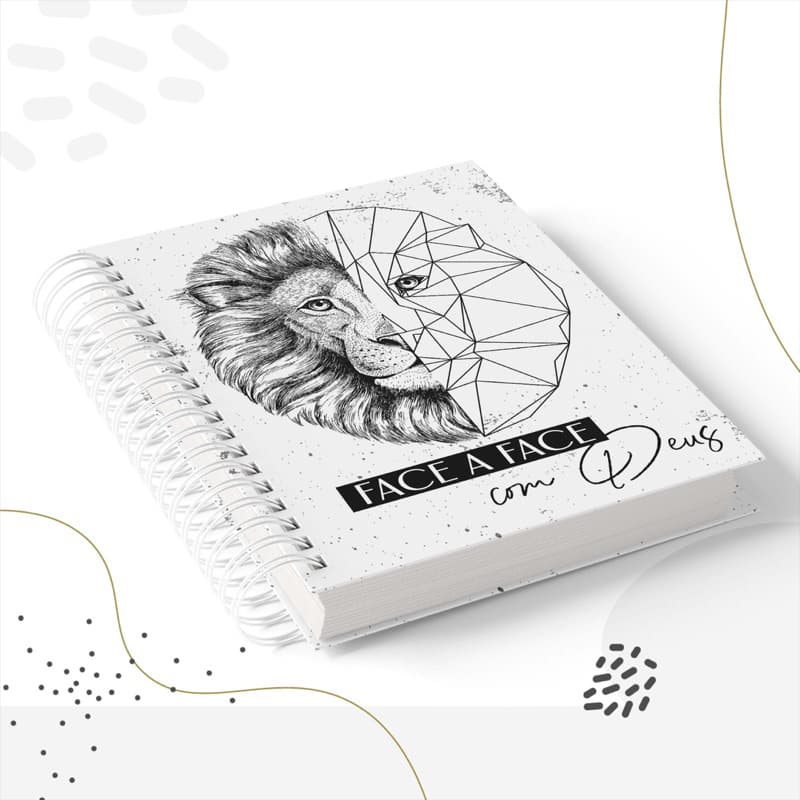Caderno Devocional masculino Face a Face com Deus