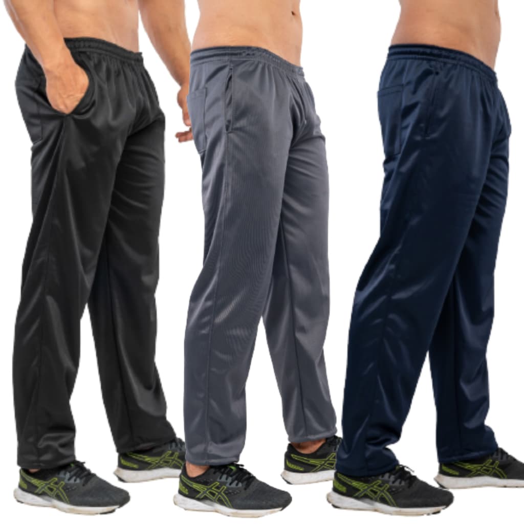 Kit 3 Calças Masculina Academia Reta Chimpa Fitness