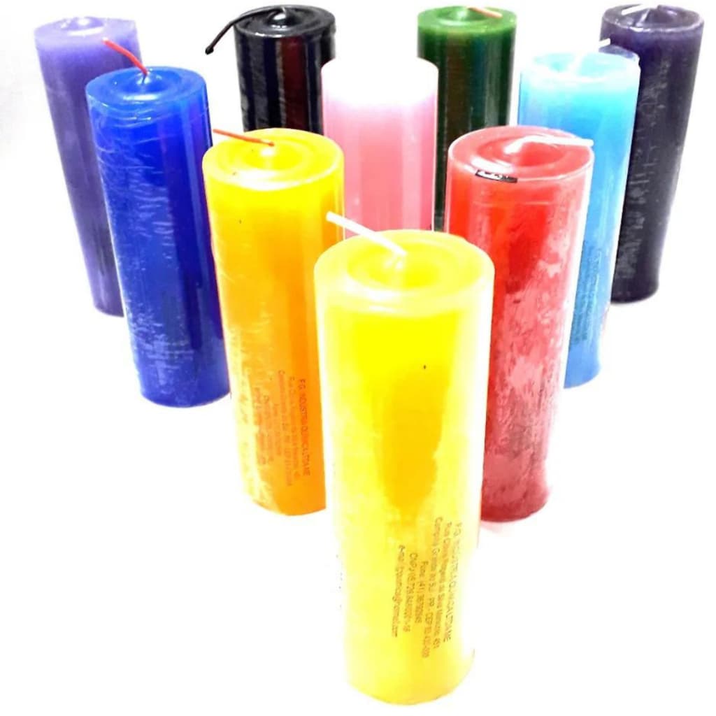 Vela 7 Dias Votiva Colorida 260g Parafina Pura Escolha a Cor, Caso Queira Coloridas e Bicolor Veja e Solicite.