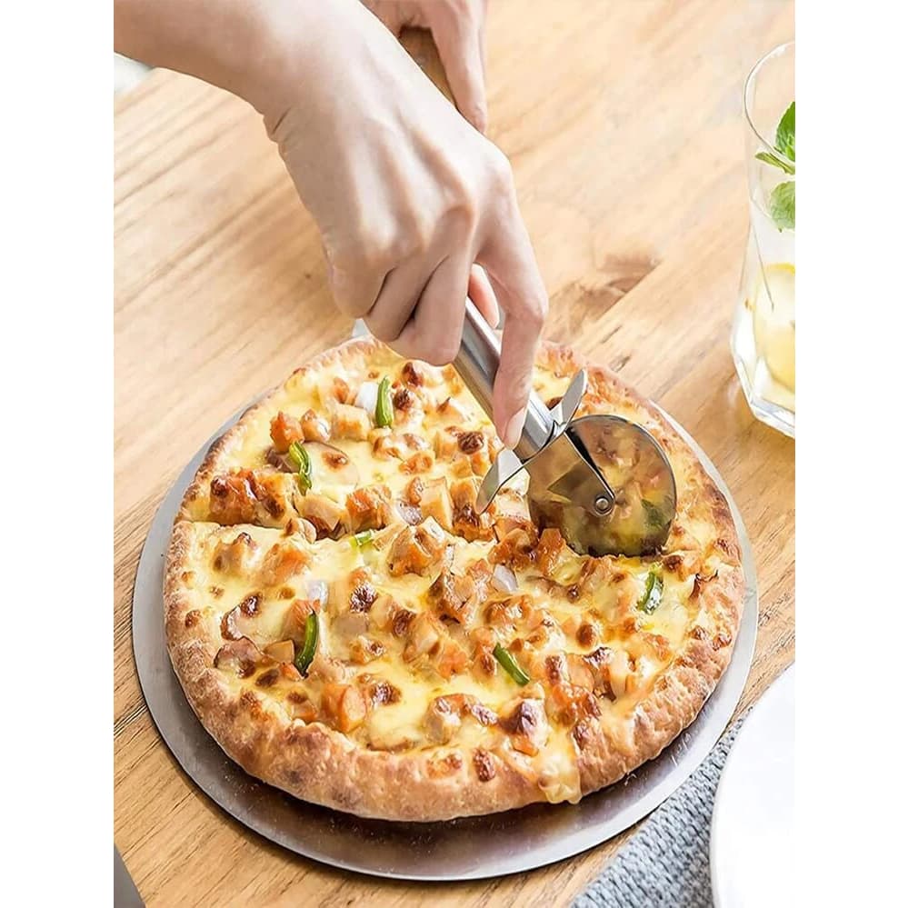 Cortador de pizza/massas em aço inox pratico