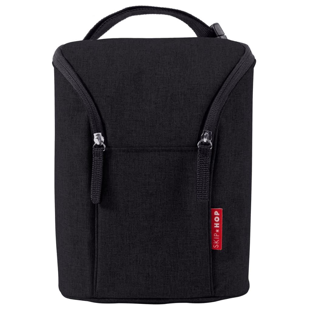 Bolsa Térmica Dupla para Mamadeira Skip Hop Preta