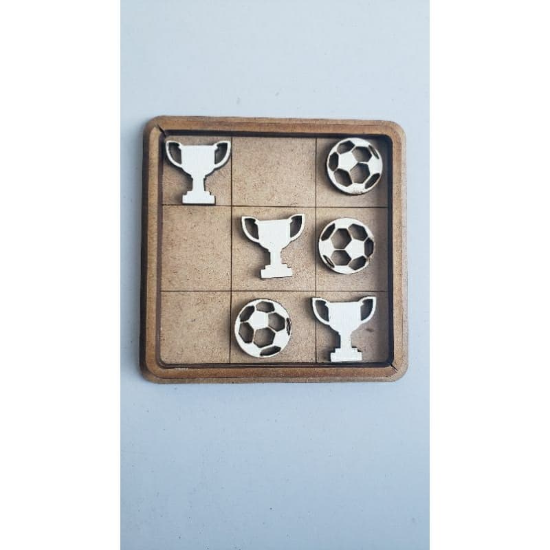 jjogo da velha lembrancinha em mdf corte a laser