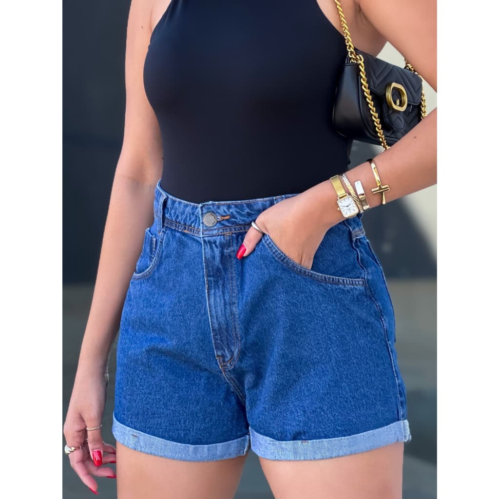 kissmelady 8007 9001 8234 8002 shorts jeans feminino  sem rasacada lisa jeans Bolsos Reais escuro claro