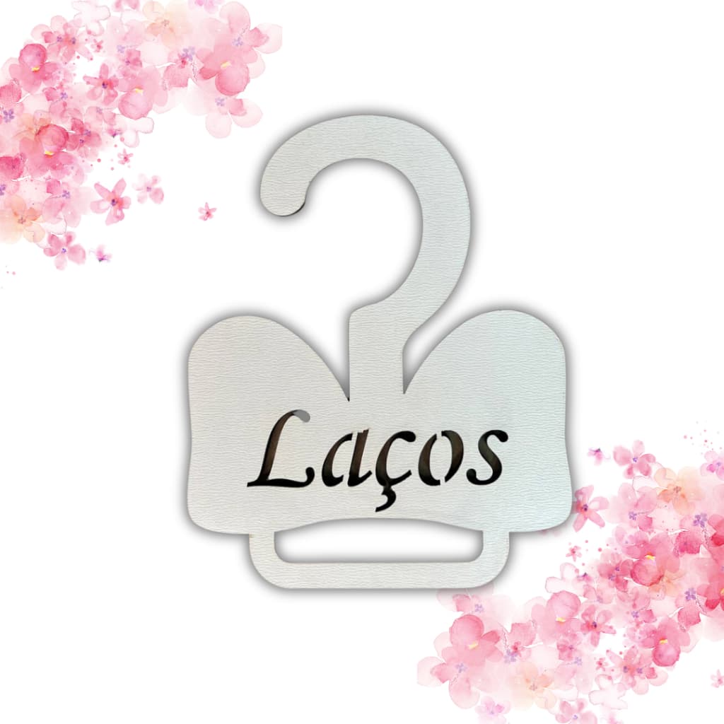 KIT 6 MINI CABIDE PORTA LAÇOS - LAÇOS