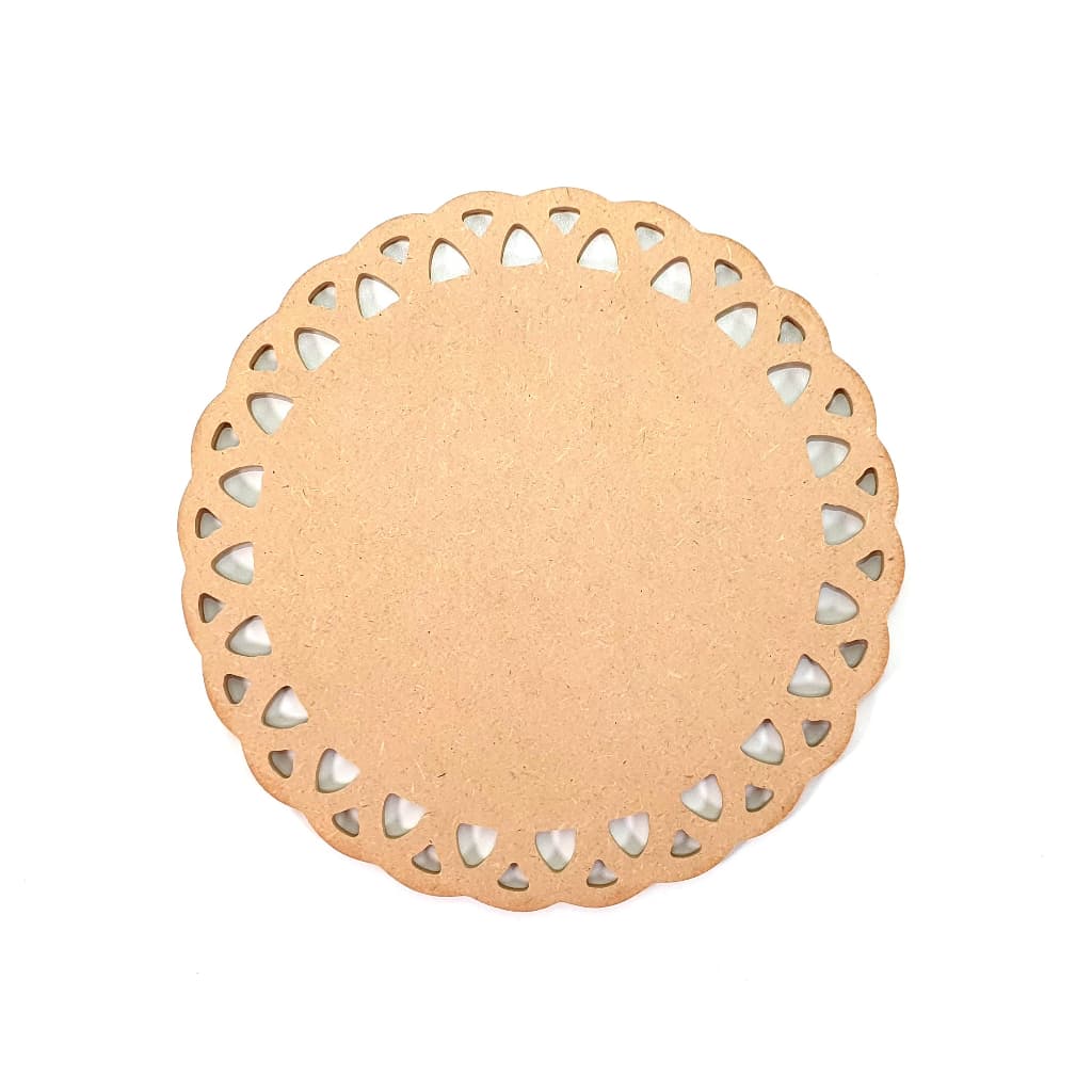 Sousplat Vazado MDF 6mm Ref. 39M – Mesa Posta, Casamento, Almoço Especial e Decoração