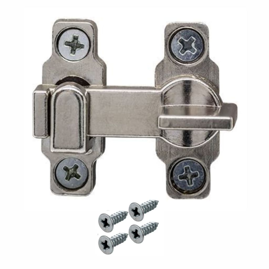 Trinco Tranqueta Bico Virado Janela  Metal C/parafusos