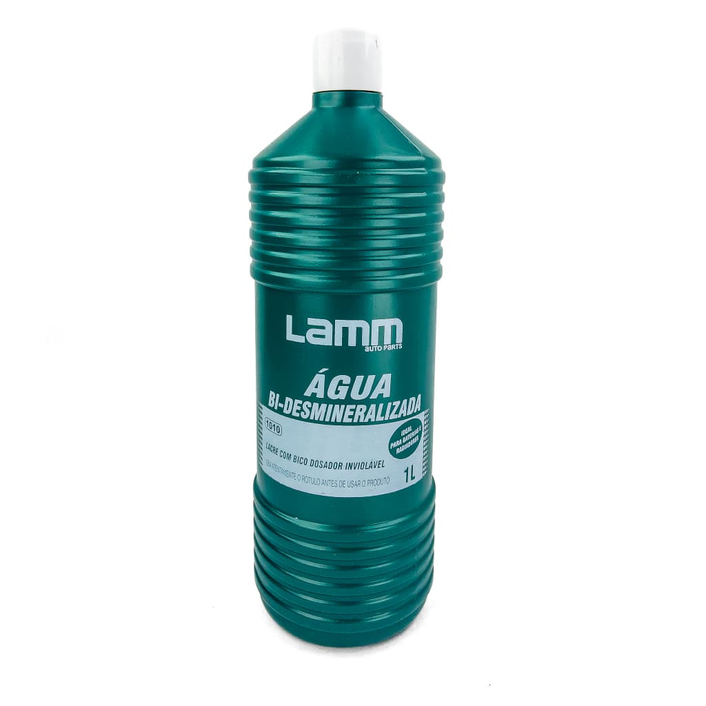 Água Desmineralizada 1L Para Radiador e Bateria LAMM