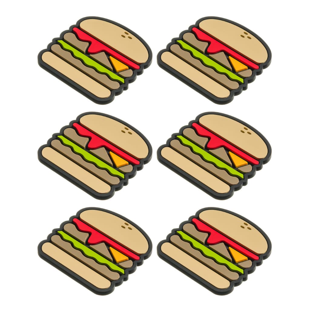 6 Porta Copos Hambúrguer Decoração Big Mac Lanche