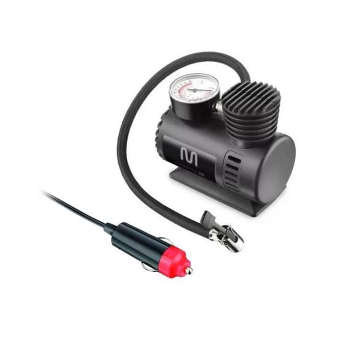 Mini Compressor De Ar À Bateria Portátil Multilaser Au601 Preto