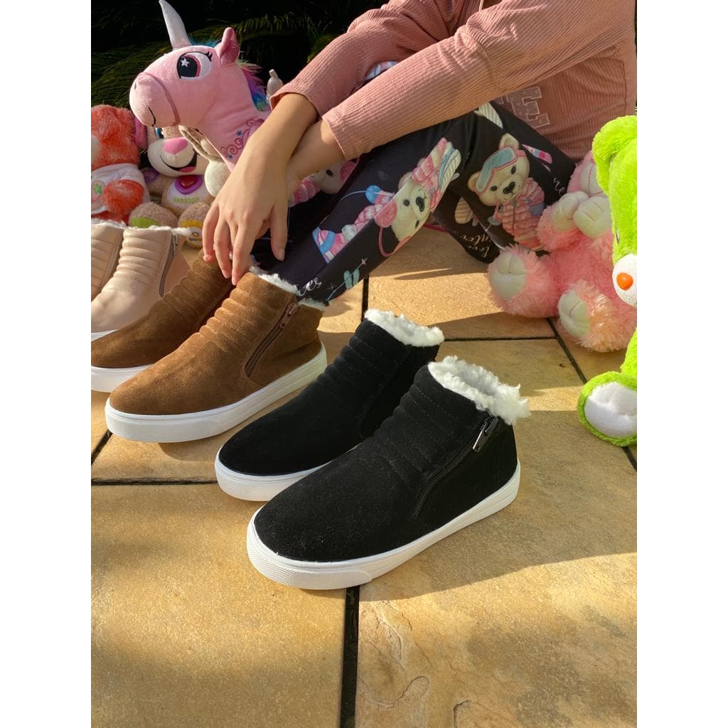 Bota Coturno Infantil Feminino Menina - LIQUIDA