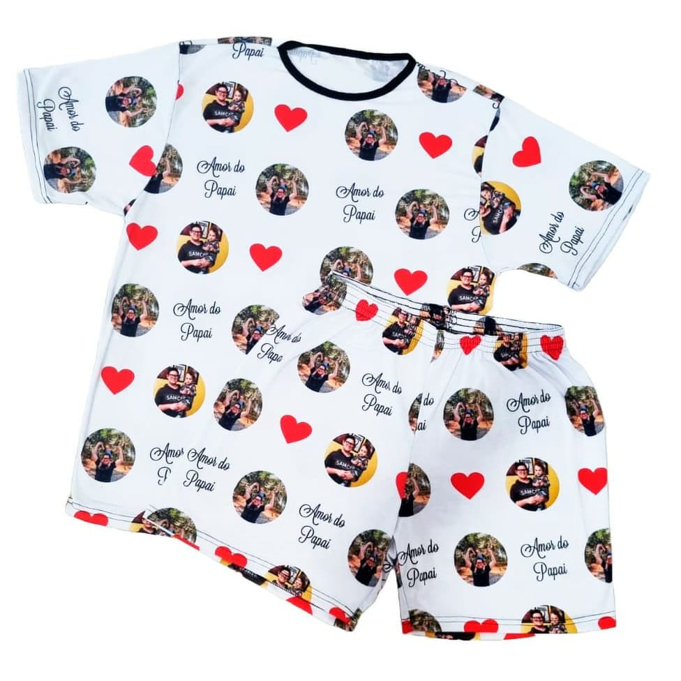 Pijama Infantil Personalizado com Foto