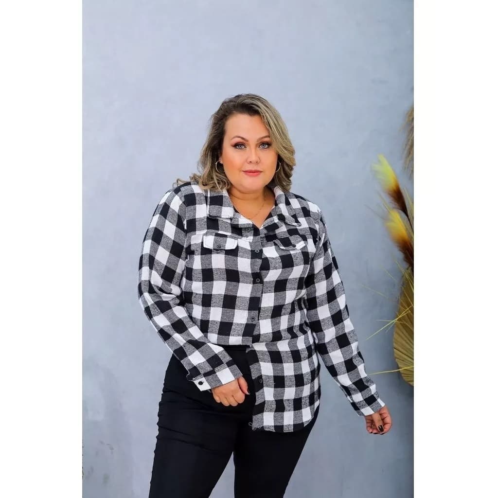 Camisa Xadrez Feminina  Flanelada - Belinda