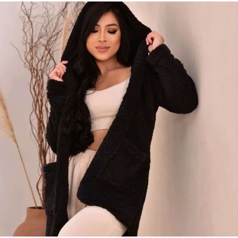 Casaco Teddy Sobretudo Ted - moda inverno
