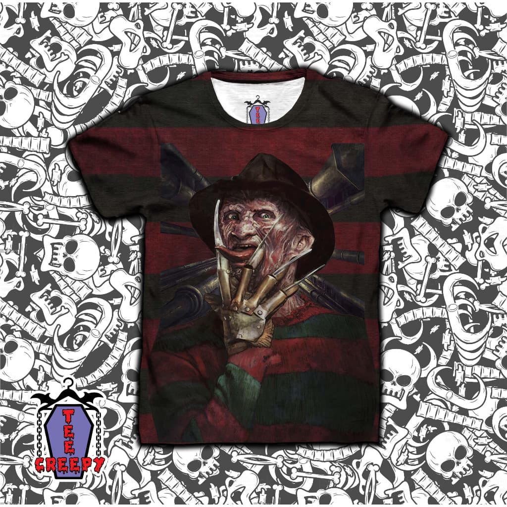 Camiseta t-shirt freddy krueger a hora do pesadelo elm street filme terror horror trash halloween