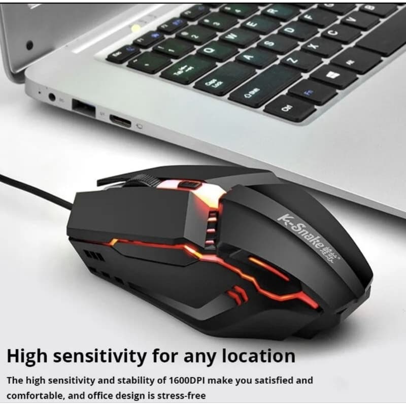 Usb ergonômico mouse wired gaming mouse jogos eletrônicos esportes rgb streamer luminoso silencioso computador
