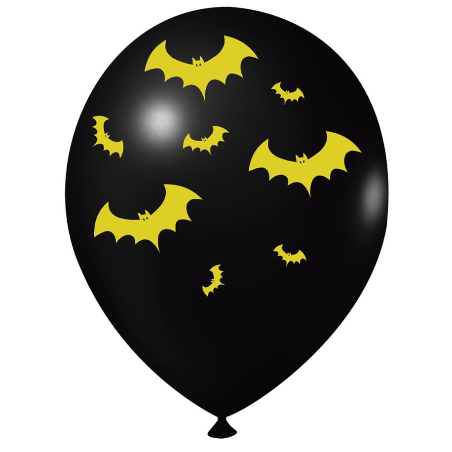 25 Unidades Balão Bexiga Batman Número 9 Polegadas para Festas e Comemorações