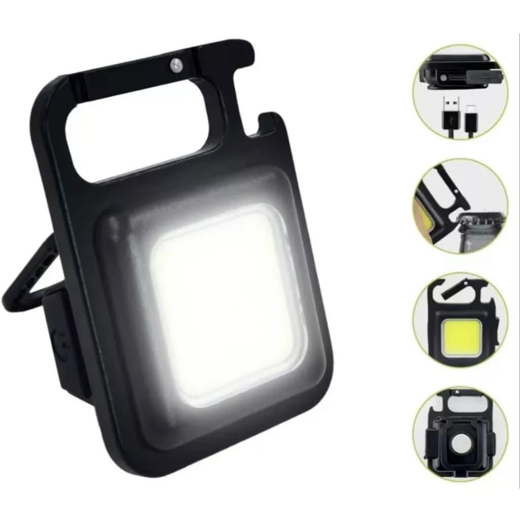 Lanterna Multifuncional Mini Glare Cob Chaveiro Pingente Led